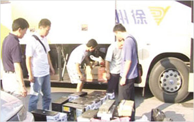 江苏徐州警方查获的服务器