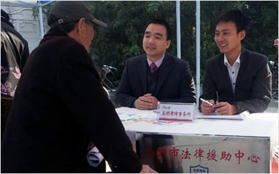高朋（南京）律师所参加法制宣传活动